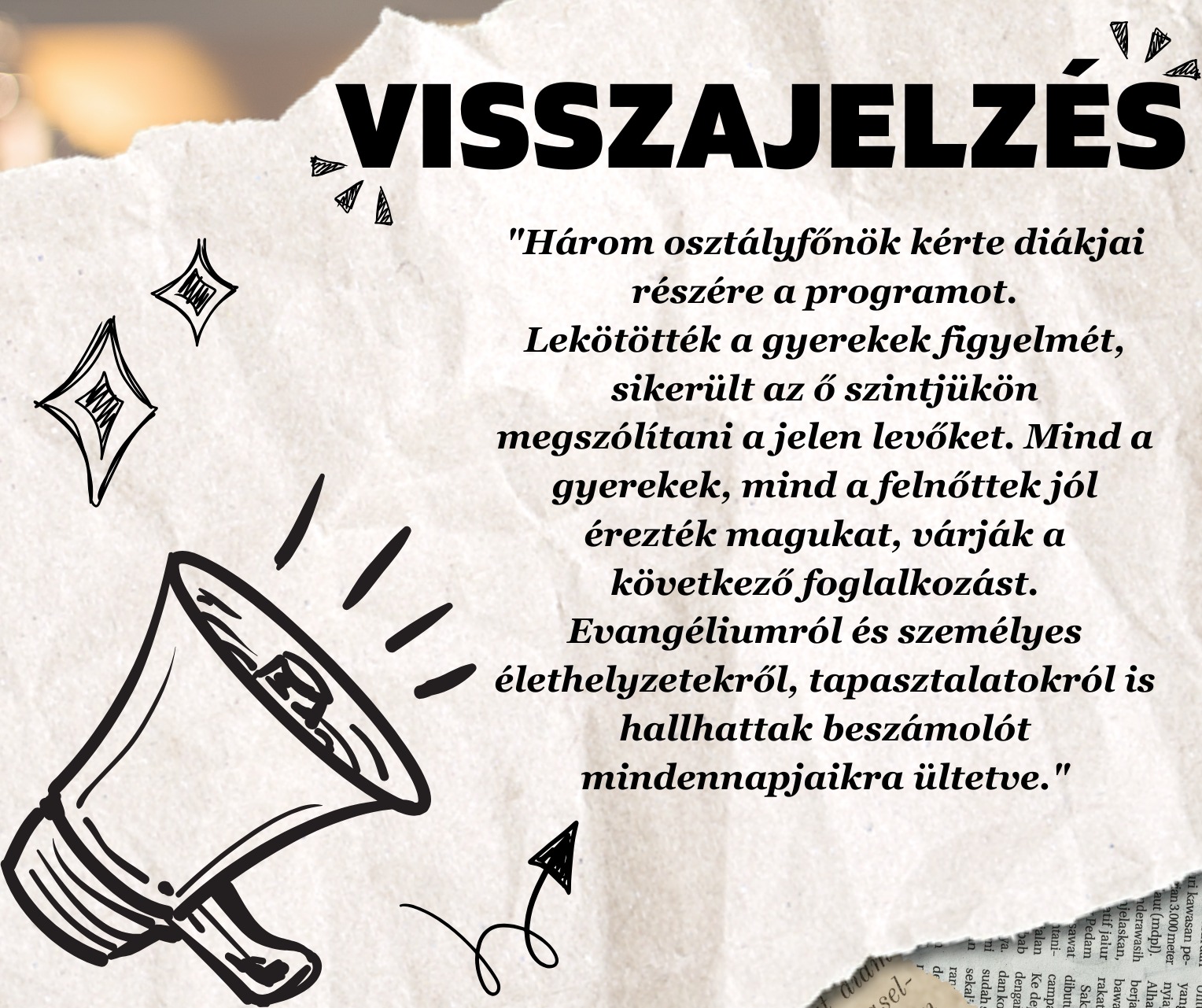Boldogságkeresők foglalkozás - 2025 márc- Csongrád -isszajelzés