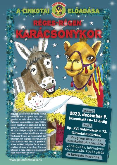 Ráges-régen karácsonykor bábdarab - plakát
